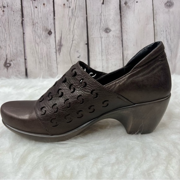 Naot Precious Brown Leather Bootie 10 - Picture 7 of 13
